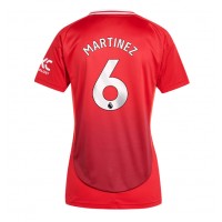 Dres Manchester United Lisandro Martinez #6 Domáci pre Ženy 2024-25 Krátky Rukáv